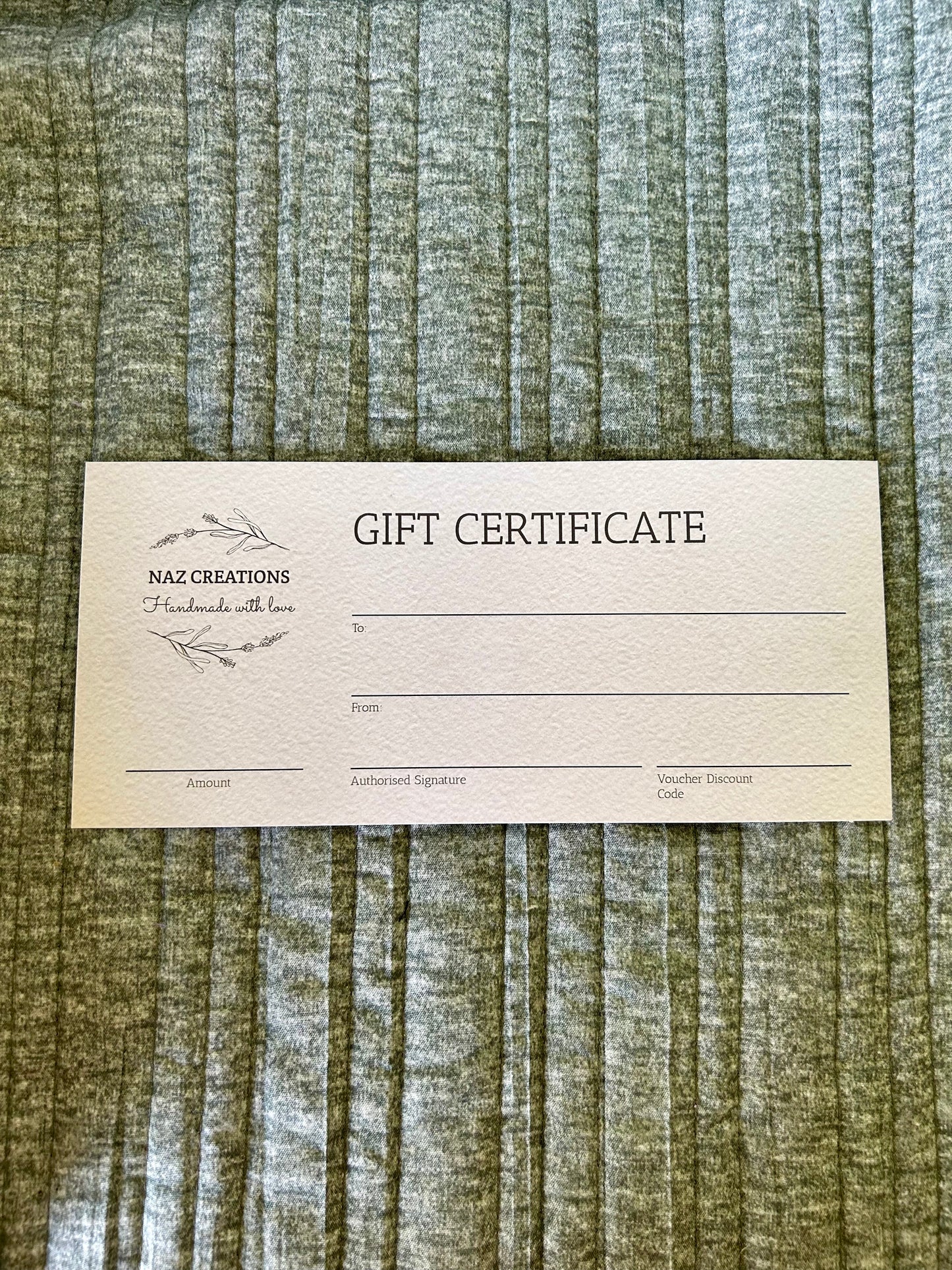 Gift Vouchers