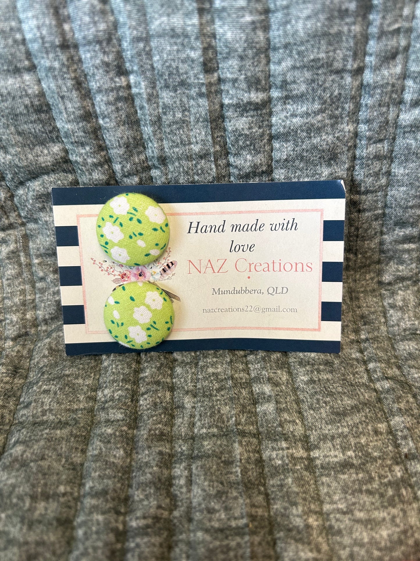 23mm Fabric Button Studs