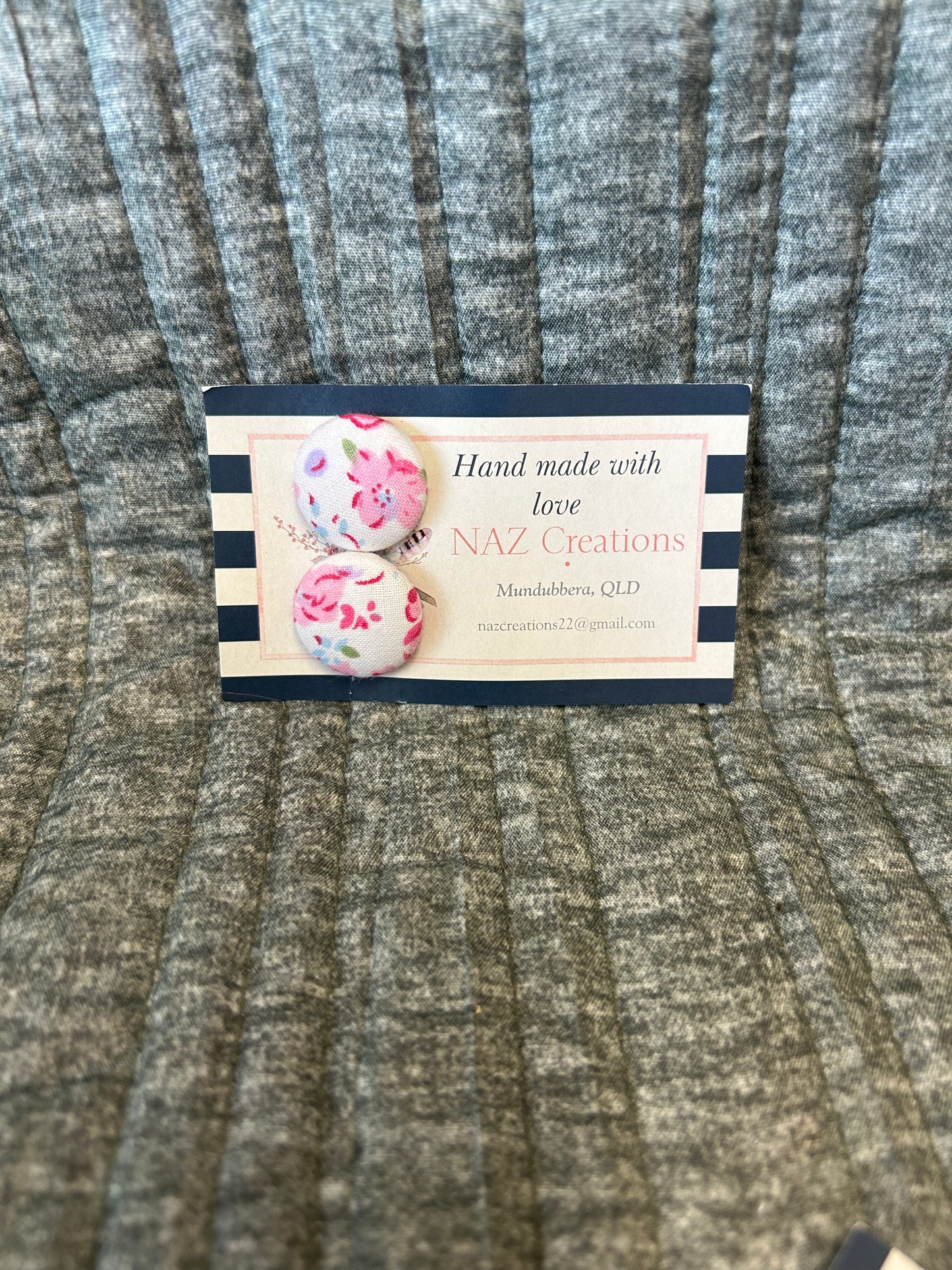 23mm Fabric Button Studs