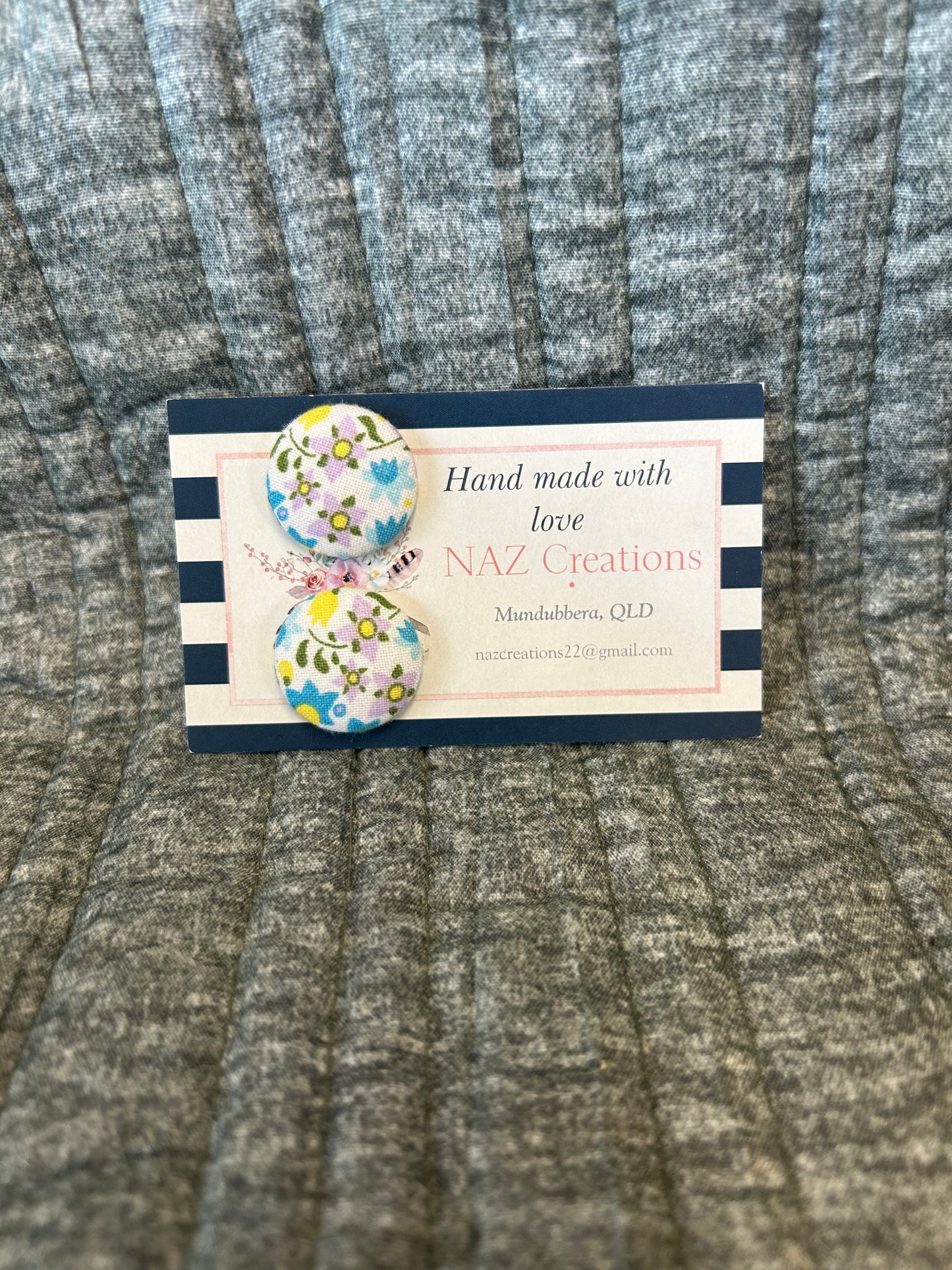 23mm Fabric Button Studs