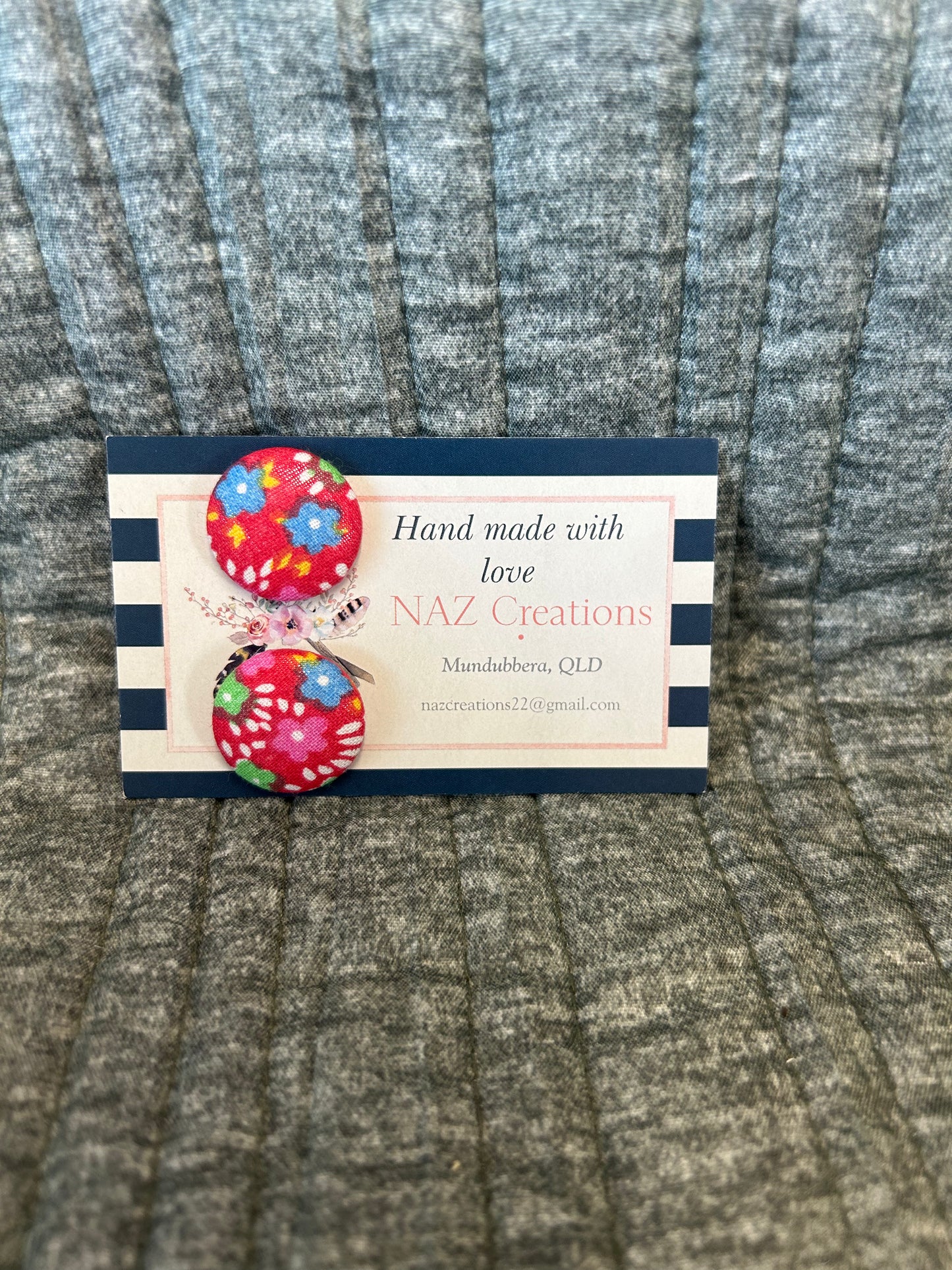 23mm Fabric Button Studs