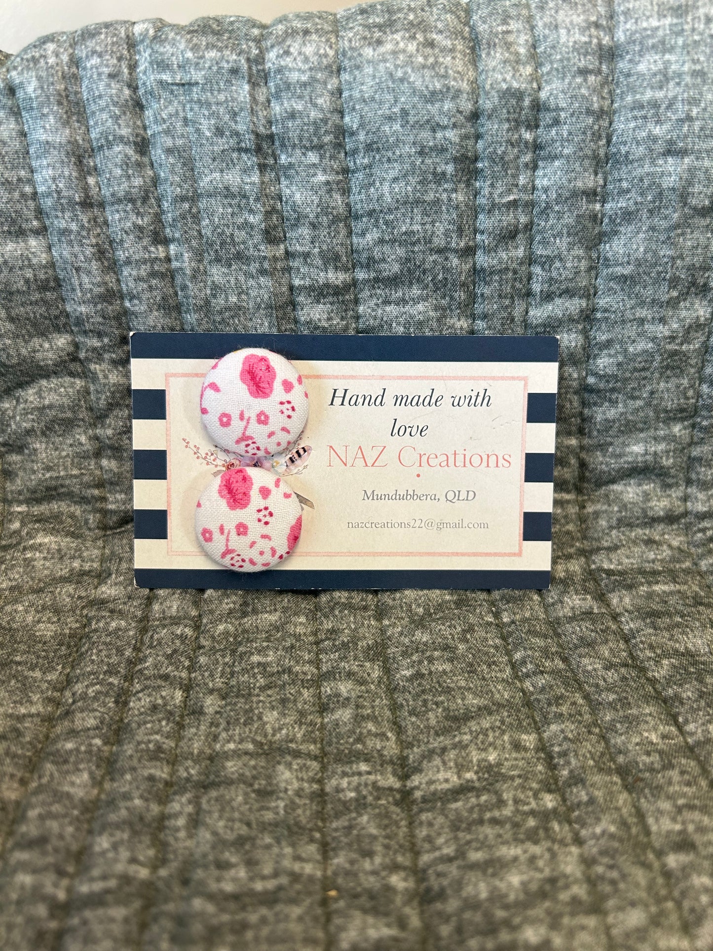 23mm Fabric Button Studs