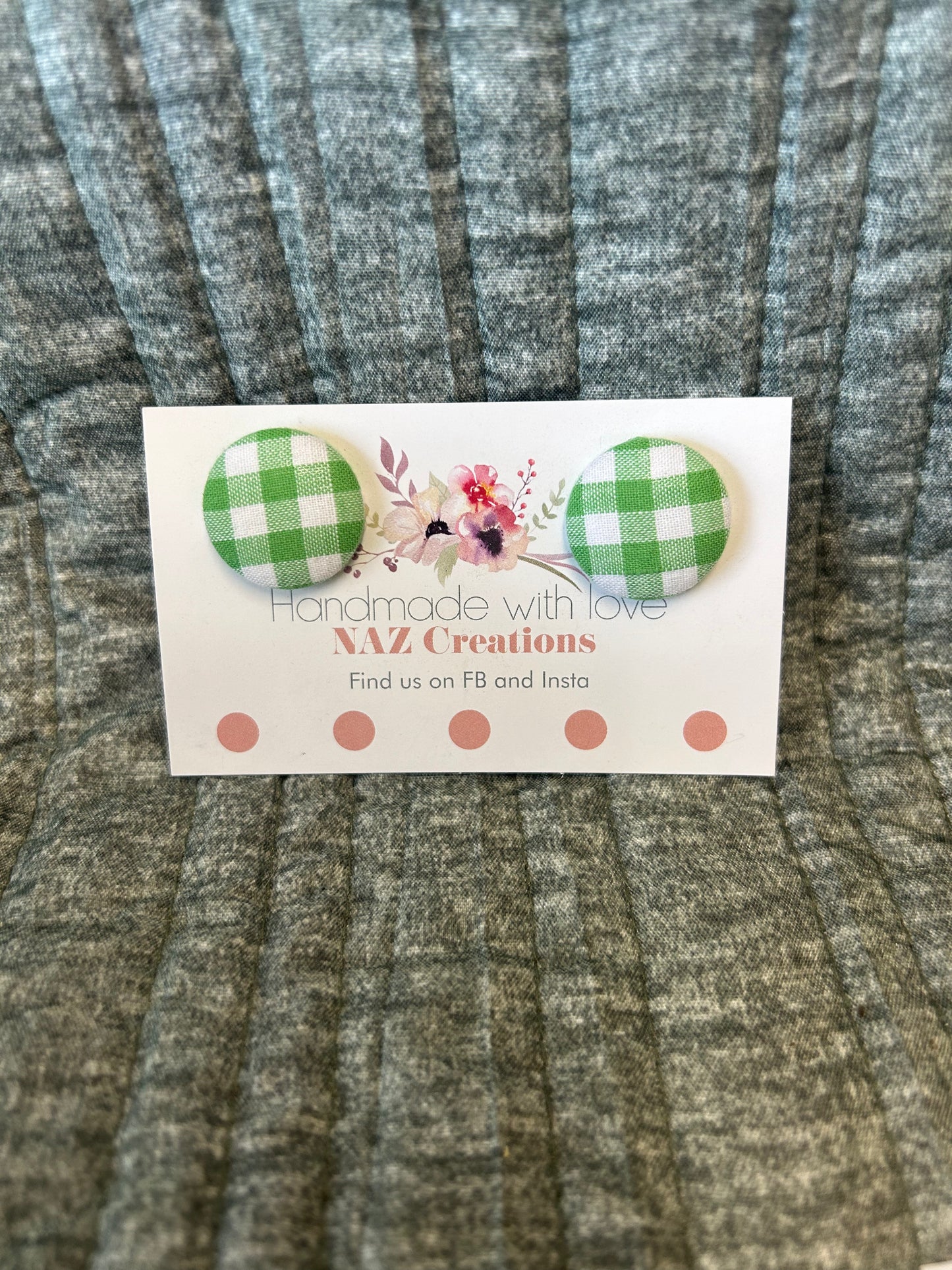 23mm Fabric Button Studs