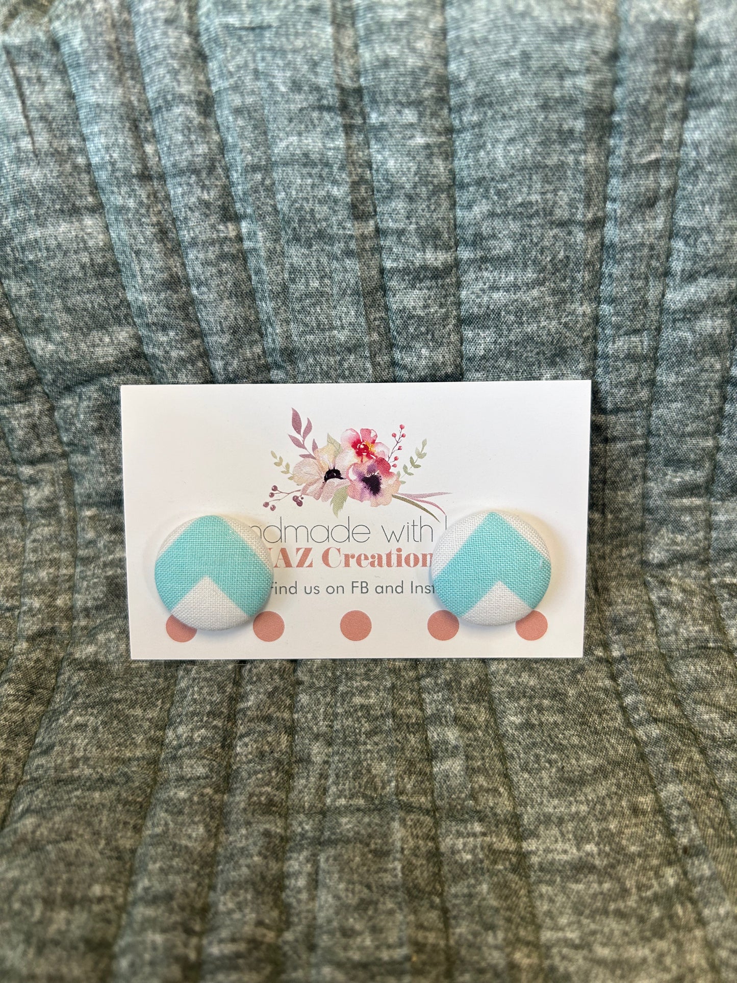23mm Fabric Button Studs