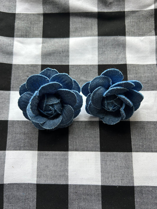 Denim Florals - DARK