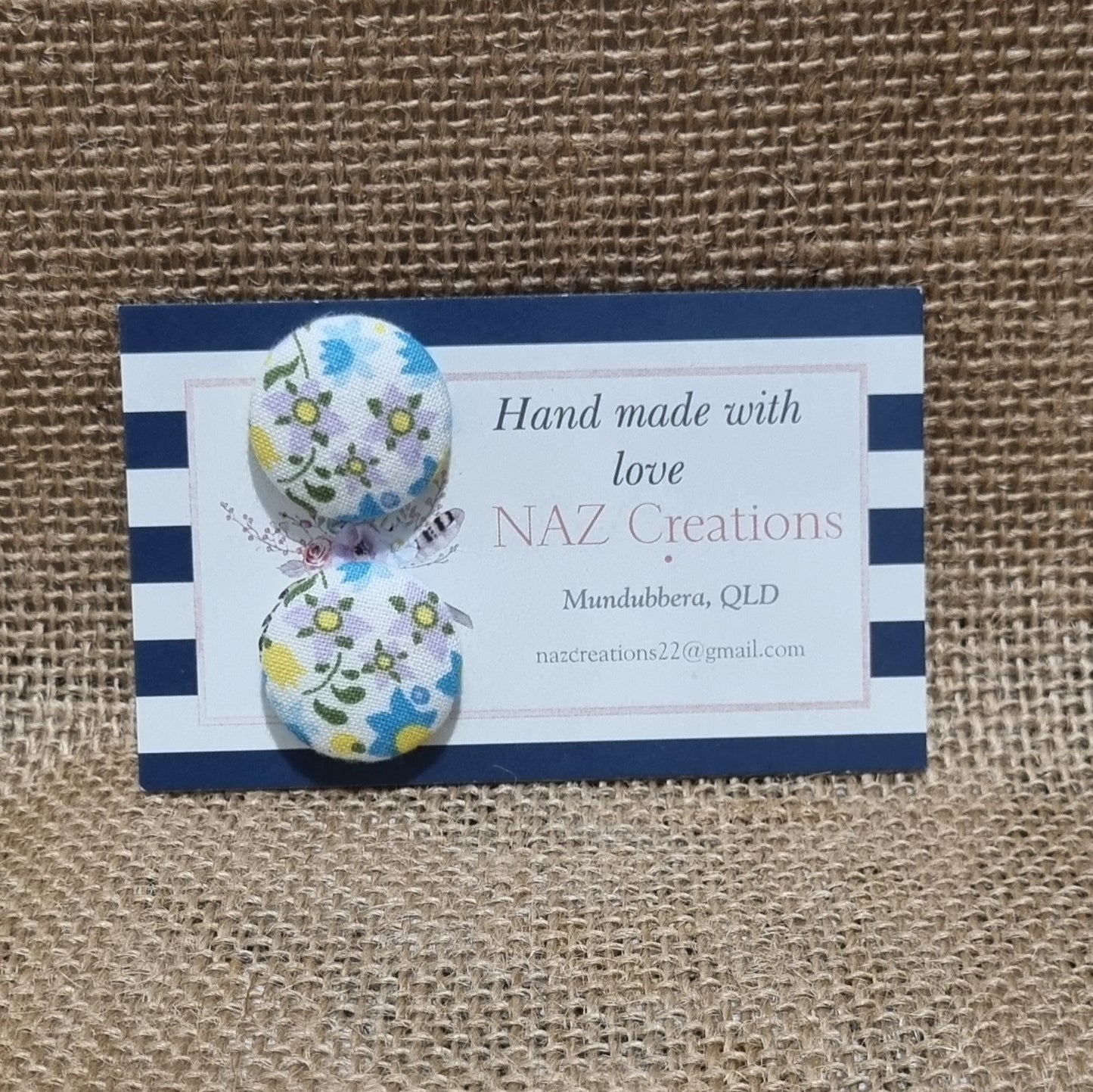 Blue and Purple Floral